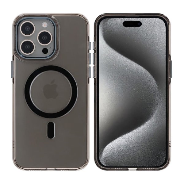 Rvelon iPhone 15 Pro Max Cover TPU MagSafe Sort