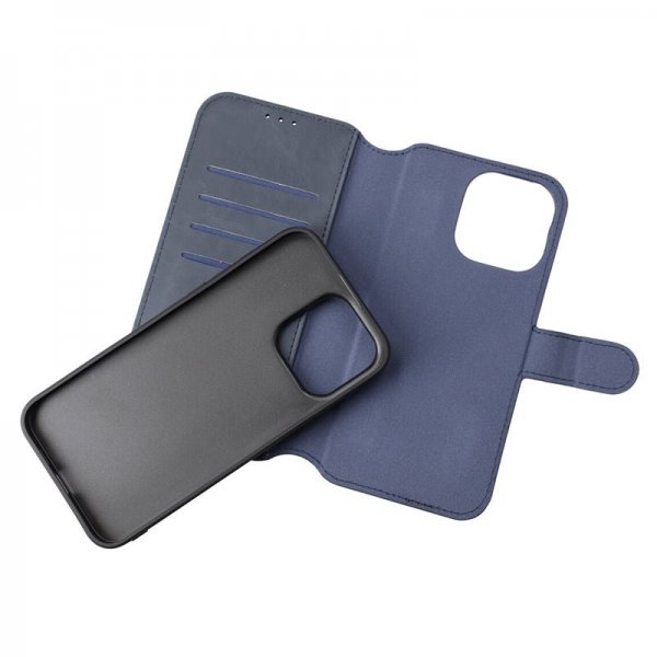 Rvelon iPhone 15 Pro Max Cover Magnetisk Aftageligt Skal Blå