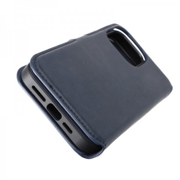 Rvelon iPhone 15 Pro Max Cover Magnetisk Aftageligt Skal Blå