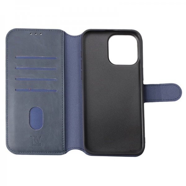 Rvelon iPhone 15 Pro Max Cover Magnetisk Aftageligt Skal Blå