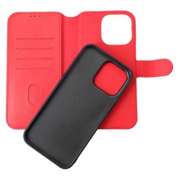 Rvelon iPhone 15 Pro Max Etui Magnetisk Aftageligt Cover Rød