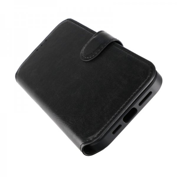 Rvelon iPhone 15 Pro Max Cover 4 Kortrum MagSafe Sort