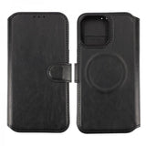 Rvelon iPhone 15 Pro Max Cover 4 Kortrum MagSafe Sort
