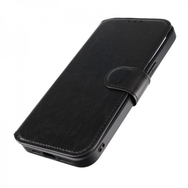 Rvelon iPhone 15 Pro Max Cover 4 Kortrum MagSafe Sort