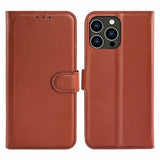 iPhone 15 Pro Max Etui med Støttefunktion Brun