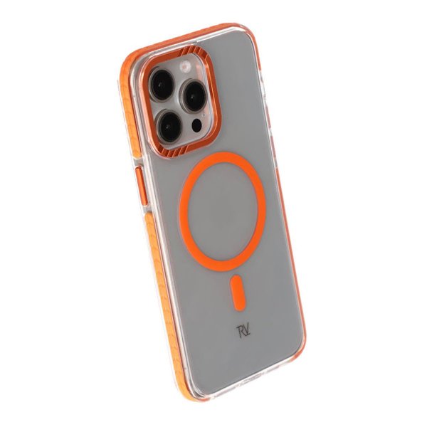 Rvelon iPhone 15 Pro Max Cover Forstærkede Hjørner Orange