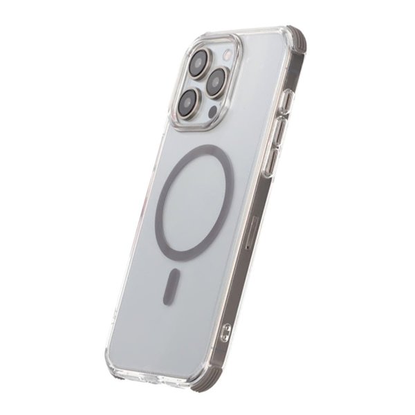 Rvelon iPhone 15 Pro Max Cover Forstærkede Hjørner Grå