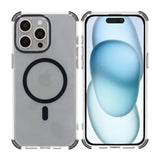 Rvelon iPhone 15 Pro Max Cover Forstærkede Hjørner Sort