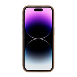 Rvelon iPhone 15 Pro Max Cover Roterbart MagSafe Stativ Brun