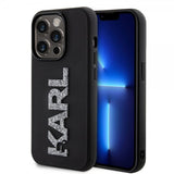 Karl Lagerfeld iPhone 15 Pro Max Cover 3D Rubber Karl Sort