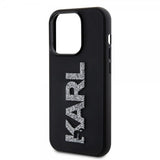 Karl Lagerfeld iPhone 15 Pro Max Cover 3D Rubber Karl Sort