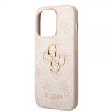 Guess iPhone 15 Pro Max Cover 4G Logo Rosa