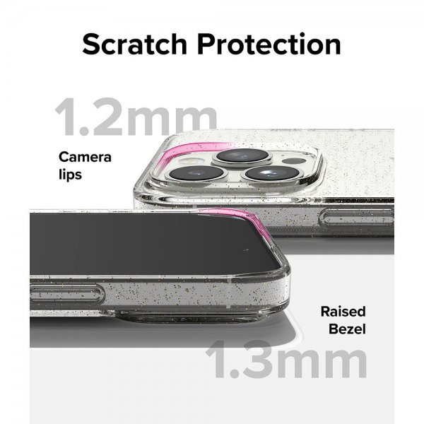 Ringke iPhone 15 Pro Max Cover Air Glitter Clear