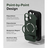 Ringke iPhone 15 Pro Max Cover Alles MagSafe Mørkegrøn