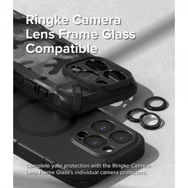Ringke iPhone 15 Pro Max Cover Alle MagSafe Gun Metal