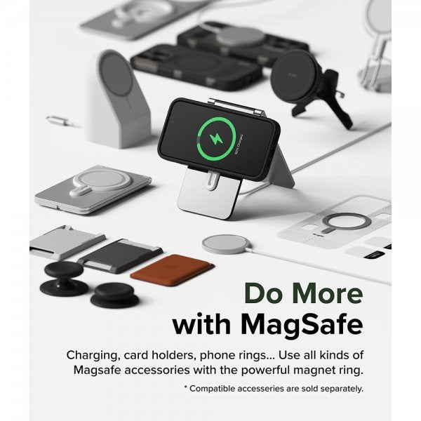 Ringke iPhone 15 Pro Max Cover Alle MagSafe Gun Metal