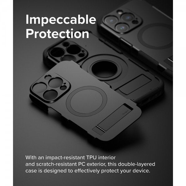 Ringke iPhone 15 Pro Max Cover Alle MagSafe Sort