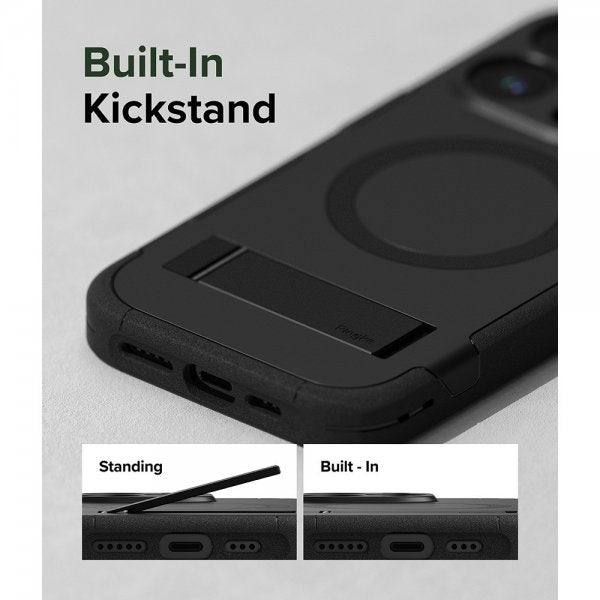 Ringke iPhone 15 Pro Max Cover Alle MagSafe Sort