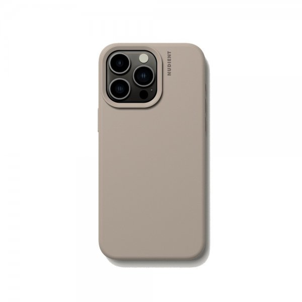 Nudient iPhone 15 Pro Max Cover Base Case Stone Beige