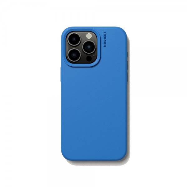 Nudient iPhone 15 Pro Max Cover Base Case Vibrant Blue
