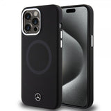 Mercedes Benz iPhone 15 Pro Max Cover Bicolor MagSafe Sort