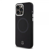 Mercedes Benz iPhone 15 Pro Max Cover Bicolor MagSafe Sort