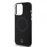 Mercedes Benz iPhone 15 Pro Max Cover Bicolor MagSafe Sort