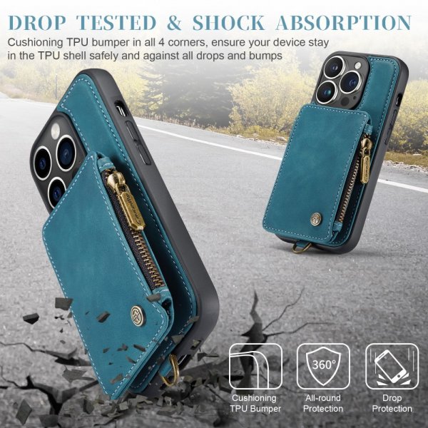 CaseMe iPhone 15 Pro Max Cover C20 Series Petrol