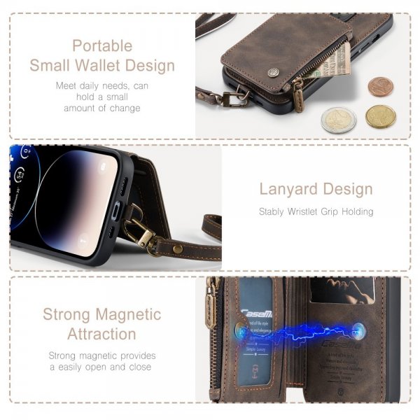 CaseMe iPhone 15 Pro Max Cover C20 Series Kaffe