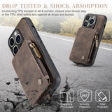 CaseMe iPhone 15 Pro Max Cover C20 Series Kaffe