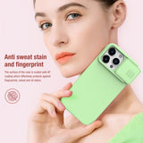 Nillkin iPhone 15 Pro Max Cover CamShield Silky Lyseblå