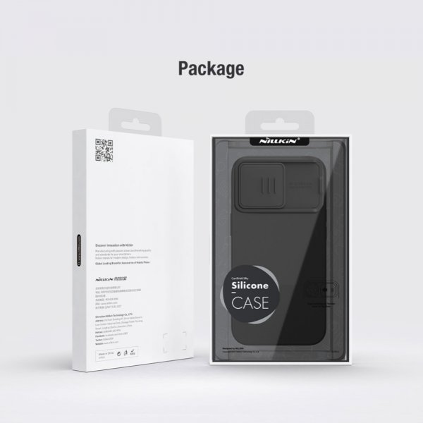 Nillkin iPhone 15 Pro Max Cover CamShield Silky MagSafe Lyseblå