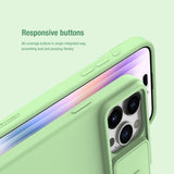 Nillkin iPhone 15 Pro Max Cover CamShield Silky Mørkeblå