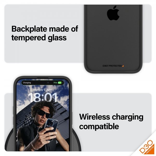 PanzerGlass iPhone 15 Pro Max Cover ClearCase D3O Sort