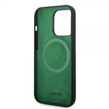 Lacoste iPhone 15 Pro Max Cover Croc Logo MagSafe Sort