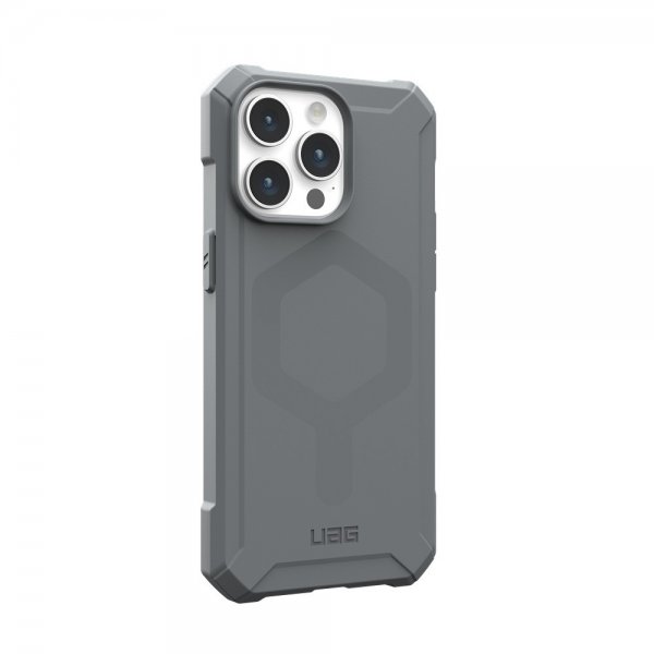 Urban Armor Gear (UAG) iPhone 15 Pro Max Cover Essential Armor MagSafe Sølv