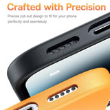 Baseus iPhone 15 Pro Max Cover Fauxther Series Orange