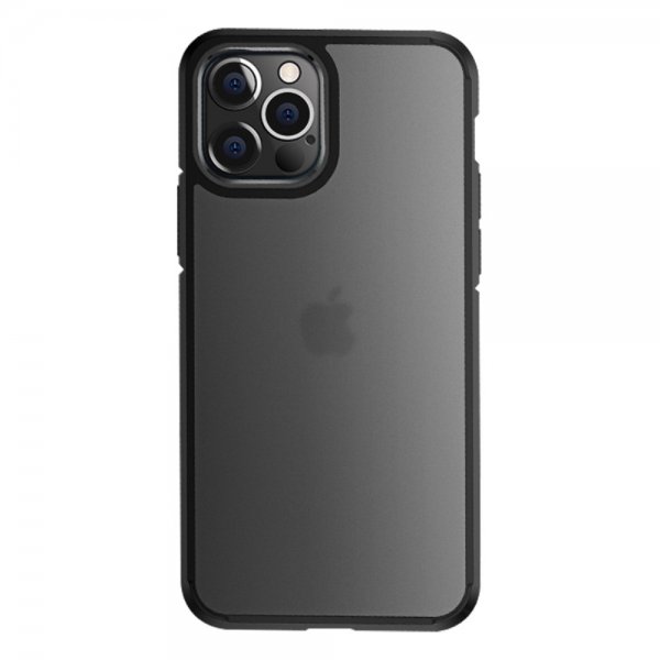 X-Level iPhone 15 Pro Max Cover Matteret Transparent Sort