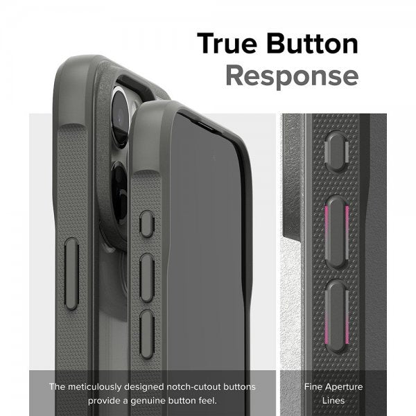Ringke iPhone 15 Pro Max Cover Fusion Bold Grå
