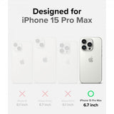 Ringke iPhone 15 Pro Max Cover Fusion Bold Grå