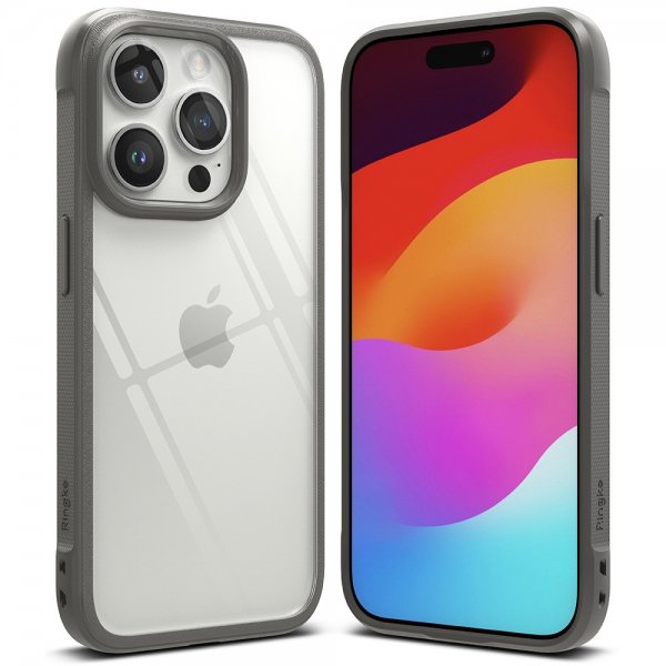 Ringke iPhone 15 Pro Max Cover Fusion Bold Grå