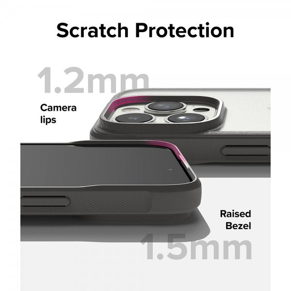 Ringke iPhone 15 Pro Max Cover Fusion Bold Matgrå