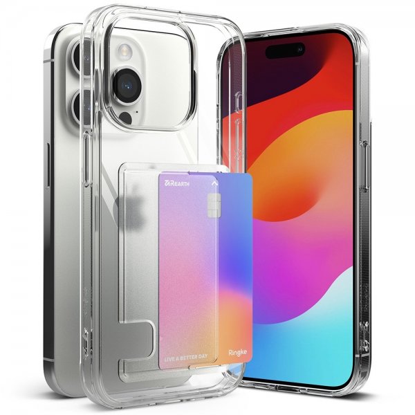 Ringke iPhone 15 Pro Max Cover Fusion Card Clear