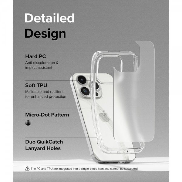 Ringke iPhone 15 Pro Max Cover Fusion Matte Clear