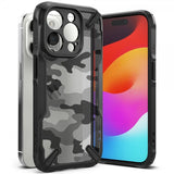 Ringke iPhone 15 Pro Max Cover Fusion X Design Camo Black
