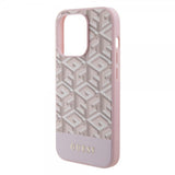 Guess iPhone 15 Pro Max Cover G Cube MagSafe Pink