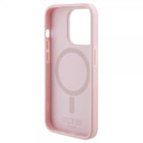 Guess iPhone 15 Pro Max Cover G Cube MagSafe Pink