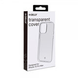 Celly iPhone 15 Pro Max Cover GELSKIN Transparent