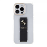 Guess iPhone 15 Pro Max Cover Grip Stand Clear Transparent