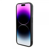 Karl Lagerfeld iPhone 15 Pro Max Cover Grip Stand Funktion Sort
